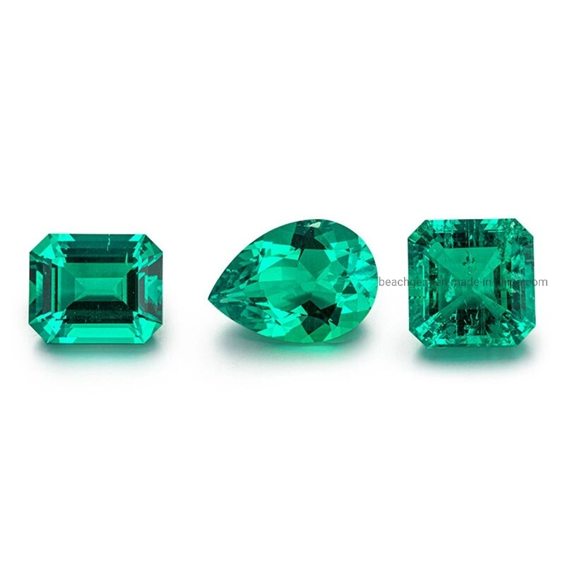 Columbia Lab Created Emerald Gemstone for Jewelry Making