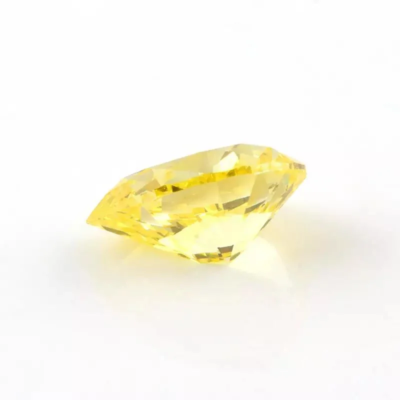 Hot Sale Lab Grown Cut Yellow Pear Oval Asscher Cushion Cut Lab Grown Diamond Price Gemstone Per Carat Wholesale