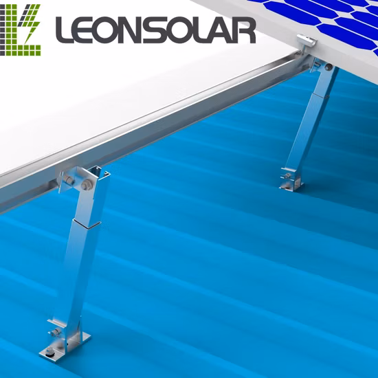 10% de desconto Qbh Venda imperdível padrão e personalizado de uso geral PV suporte fotovoltaico telhado de estanho liga de alumínio suporte solar fixador e acessórios de estampagem