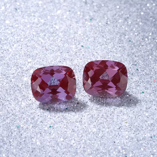 Alexandrita de pedra preciosa de safira solta de formato personalizado cultivada em laboratório